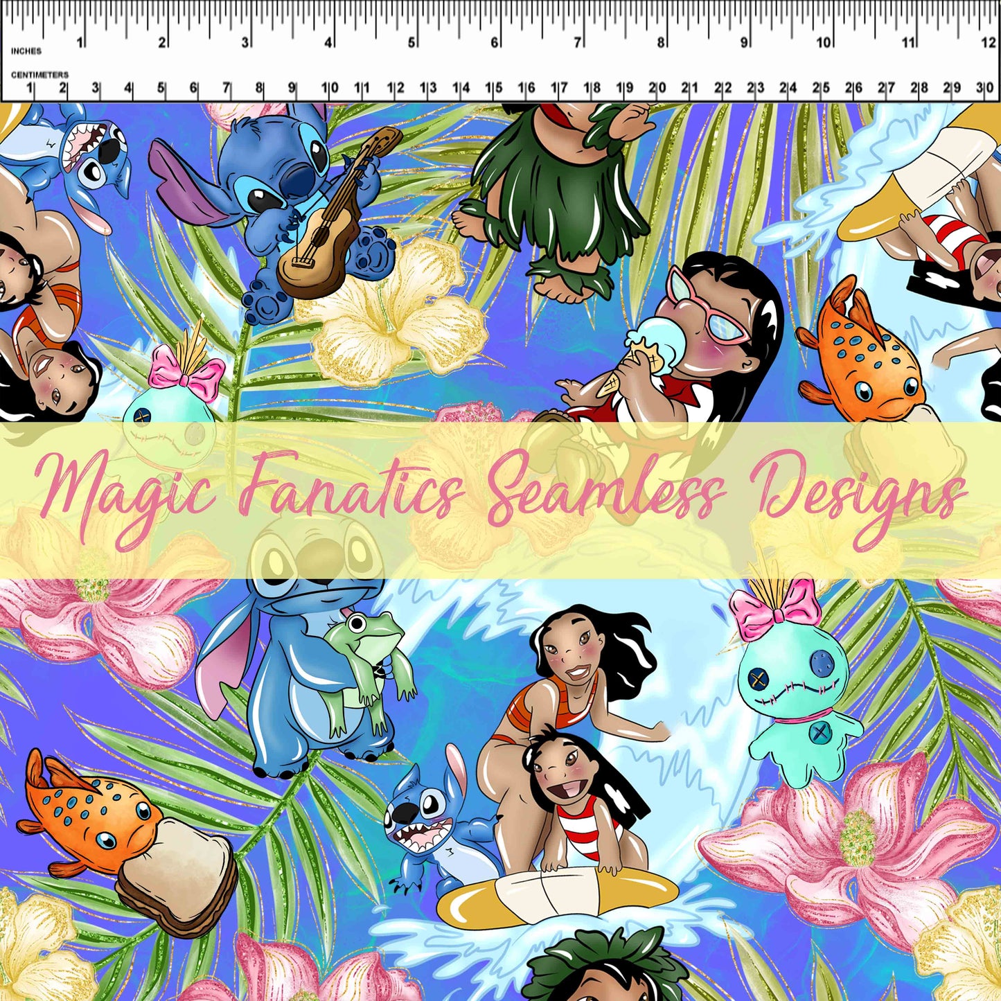 Island Life - Main blue - Large Scale