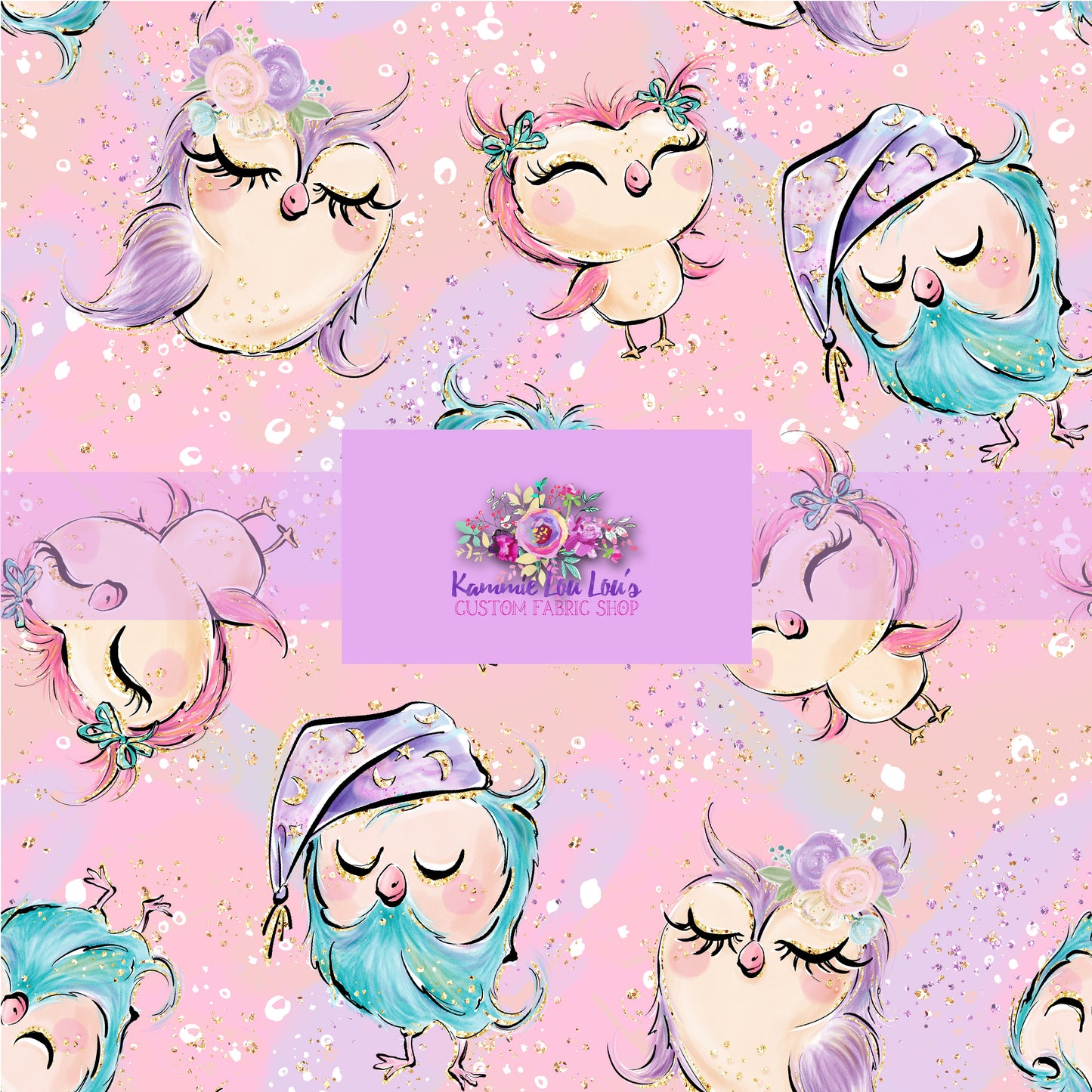 Owl Night Long - Pink Owl Toss