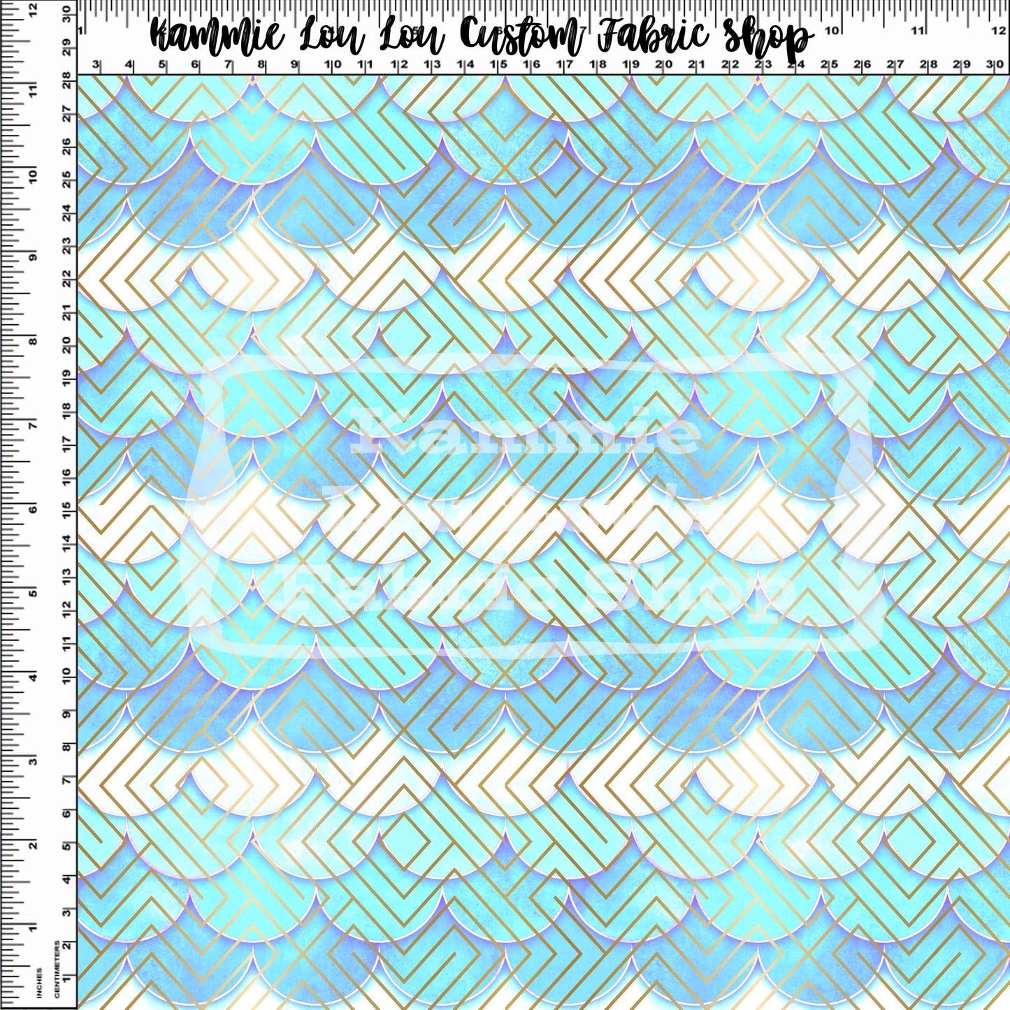 Underwater Princess - Geometric Scales