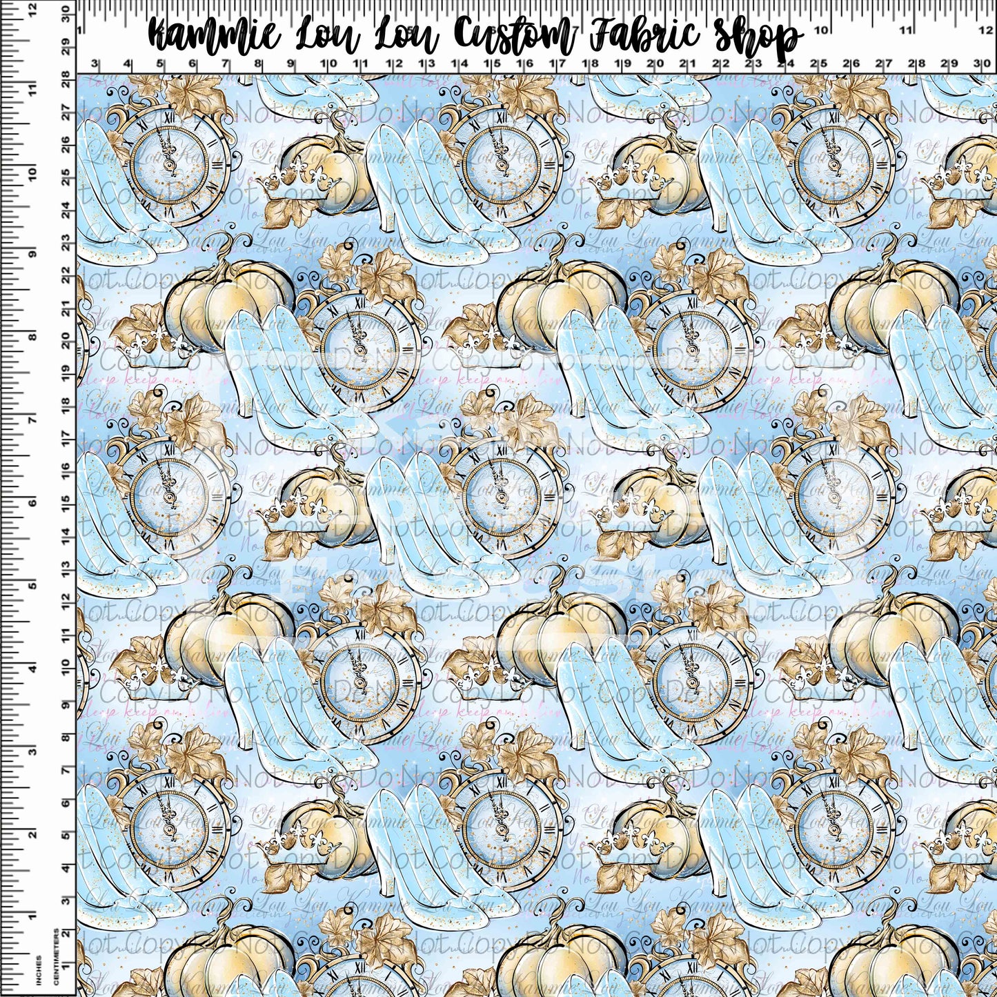 Midnight Hour - Clock Lt Blue