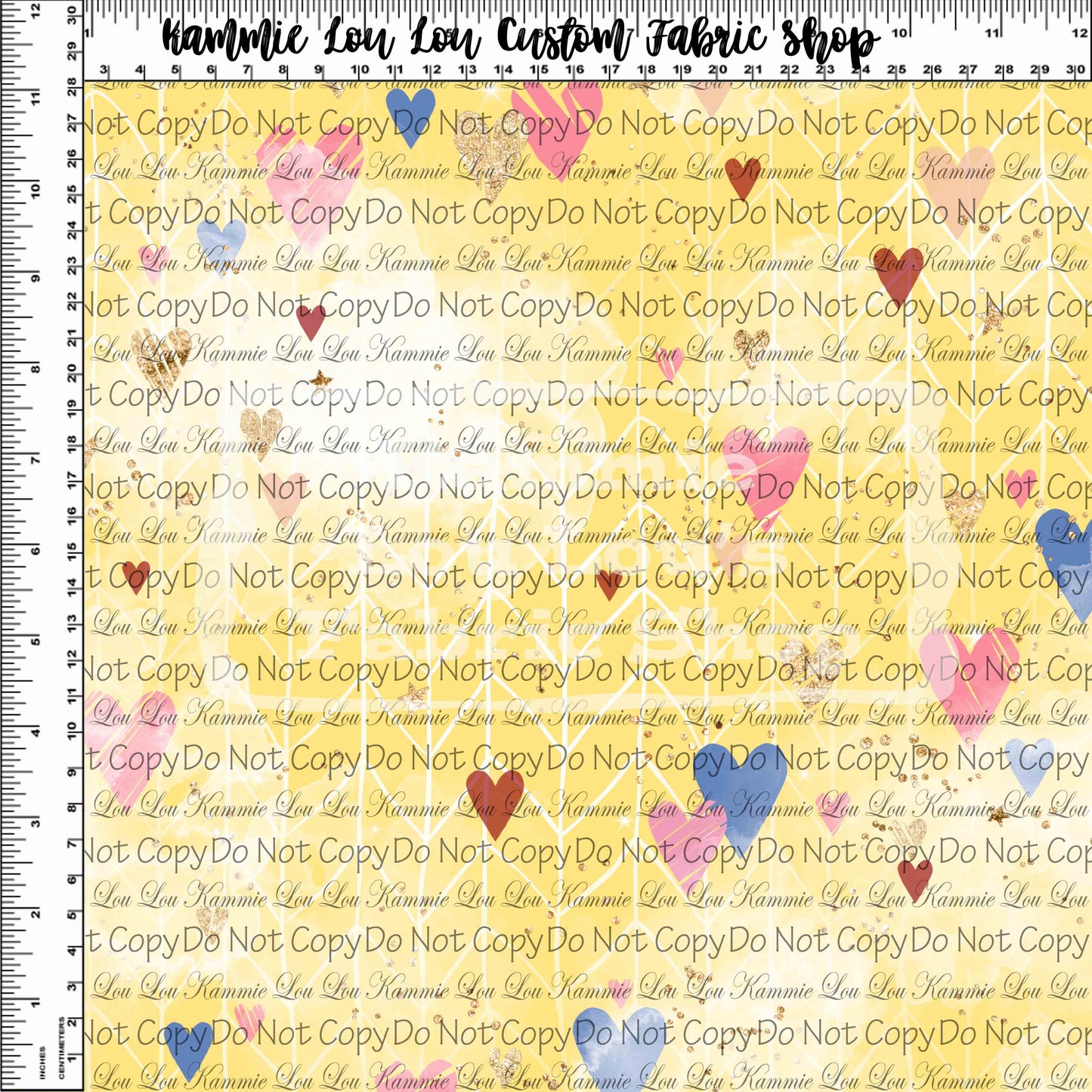 Midnight Hour - Coordinates - Yellow Hearts