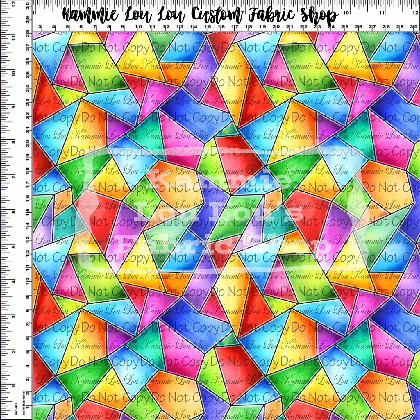 Stained Glass Alice - Coordinate - Regular Scale