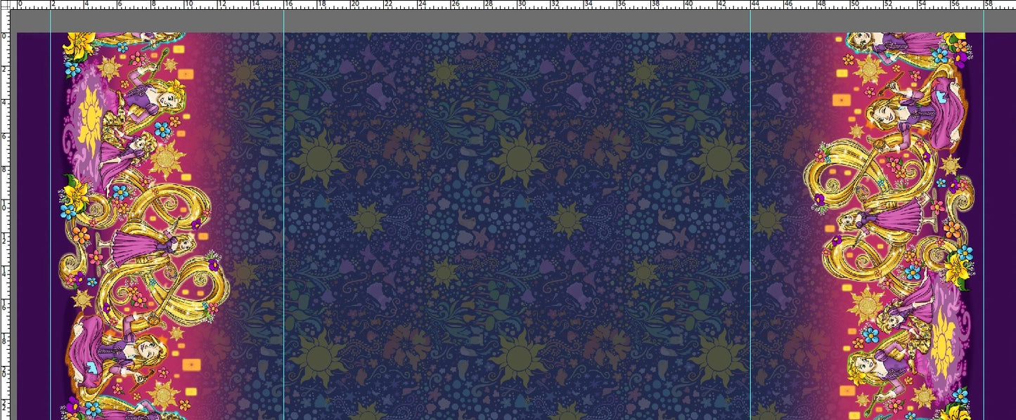 An Artist's Story - Double Border - NAVY