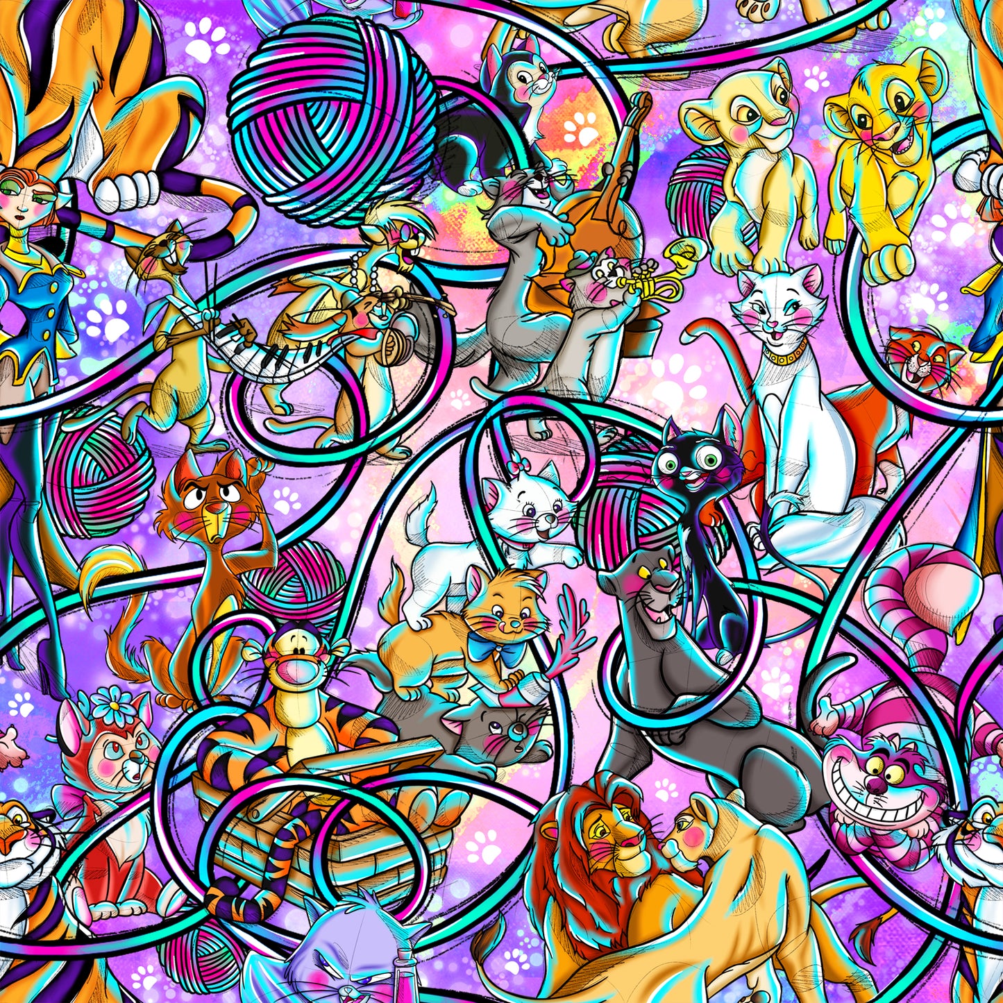 R111 : Pawsitively Purrrfect - Main - PINK - Small Scale