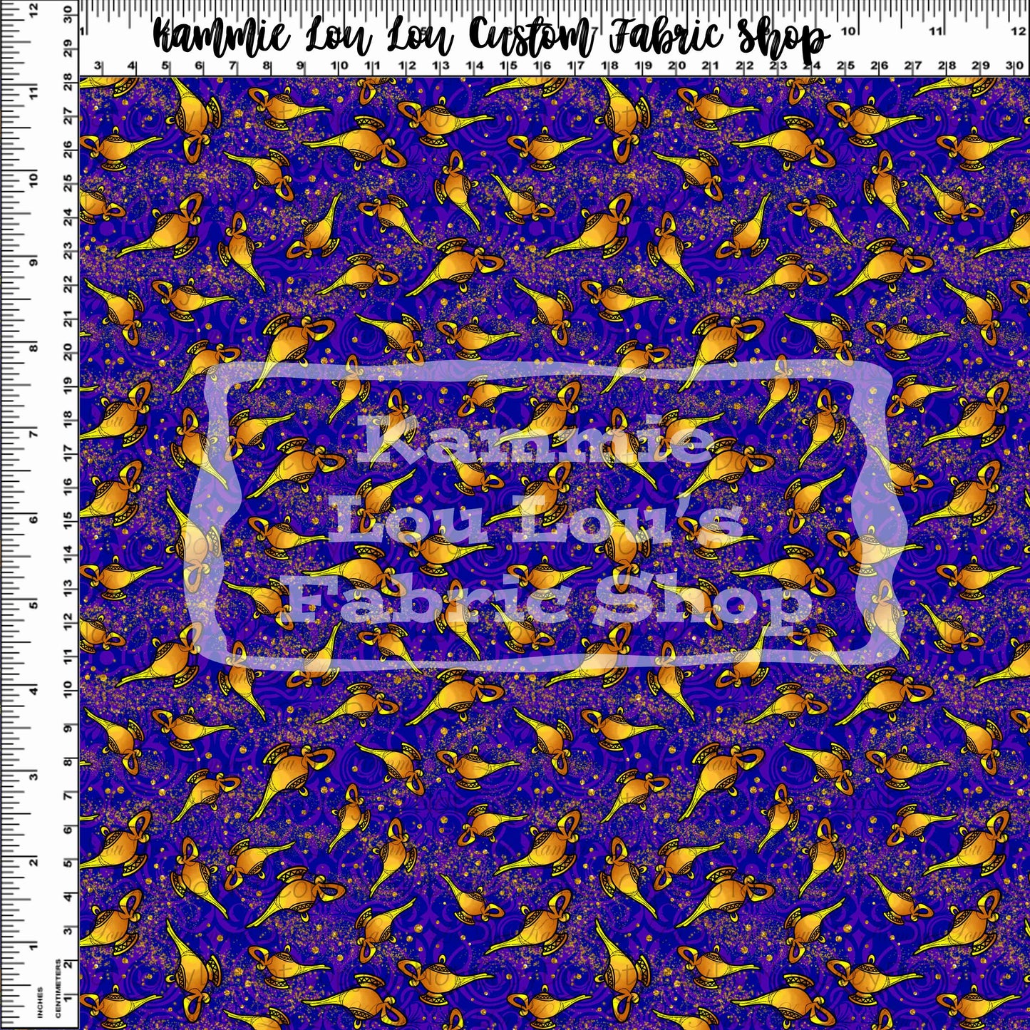 R112 - Carpet Ride - Coordinate Lamps - Dark Blue - Small Scale