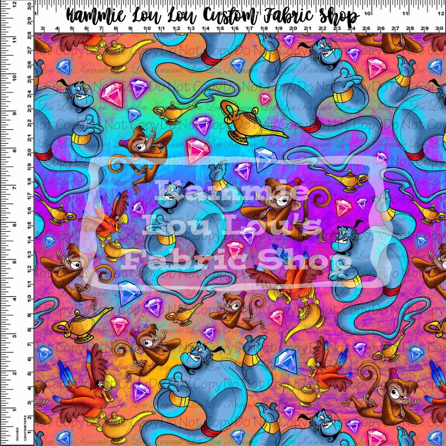 R112 - Carpet Ride - Genie - Rainbow - Regular Scale