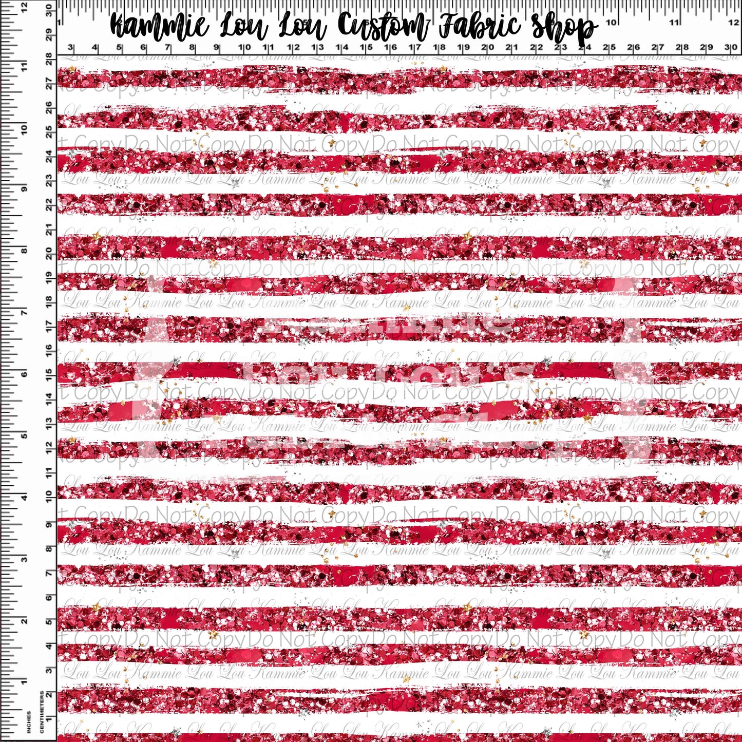 R116 Bless the USA - Main - Red Glitter Stripes