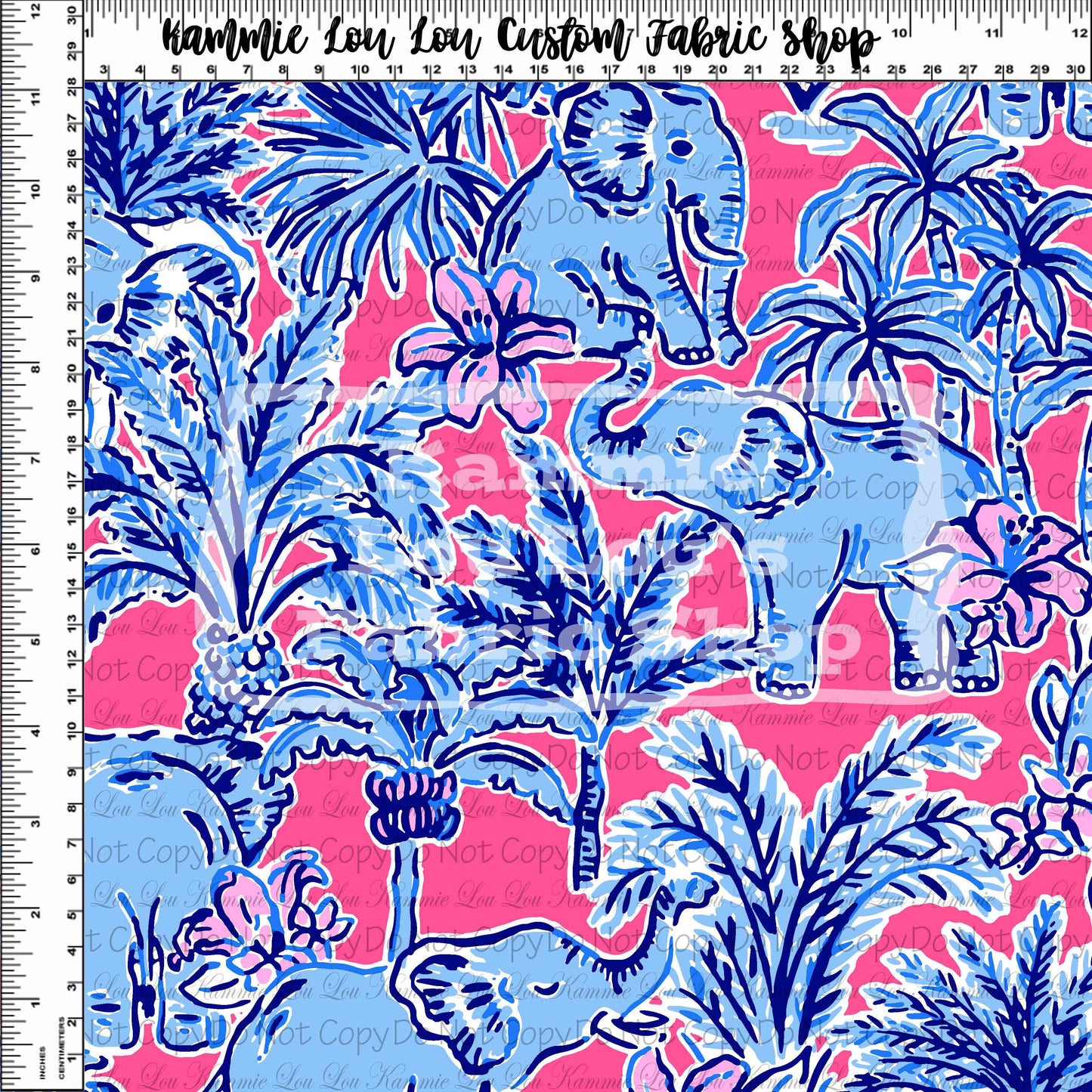 R116 Lillie 2022 - Elephant Jungle - PINK