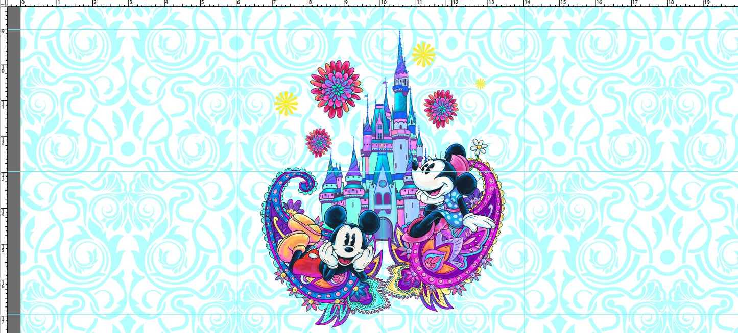 Paisley Mouse - PANEL - CHILD - WHITE