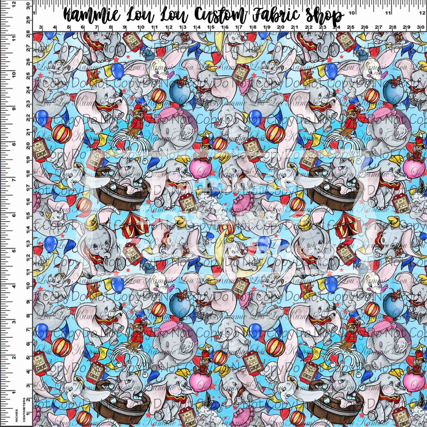 R118 Circus Star - Toss - Small Scale - BLUE