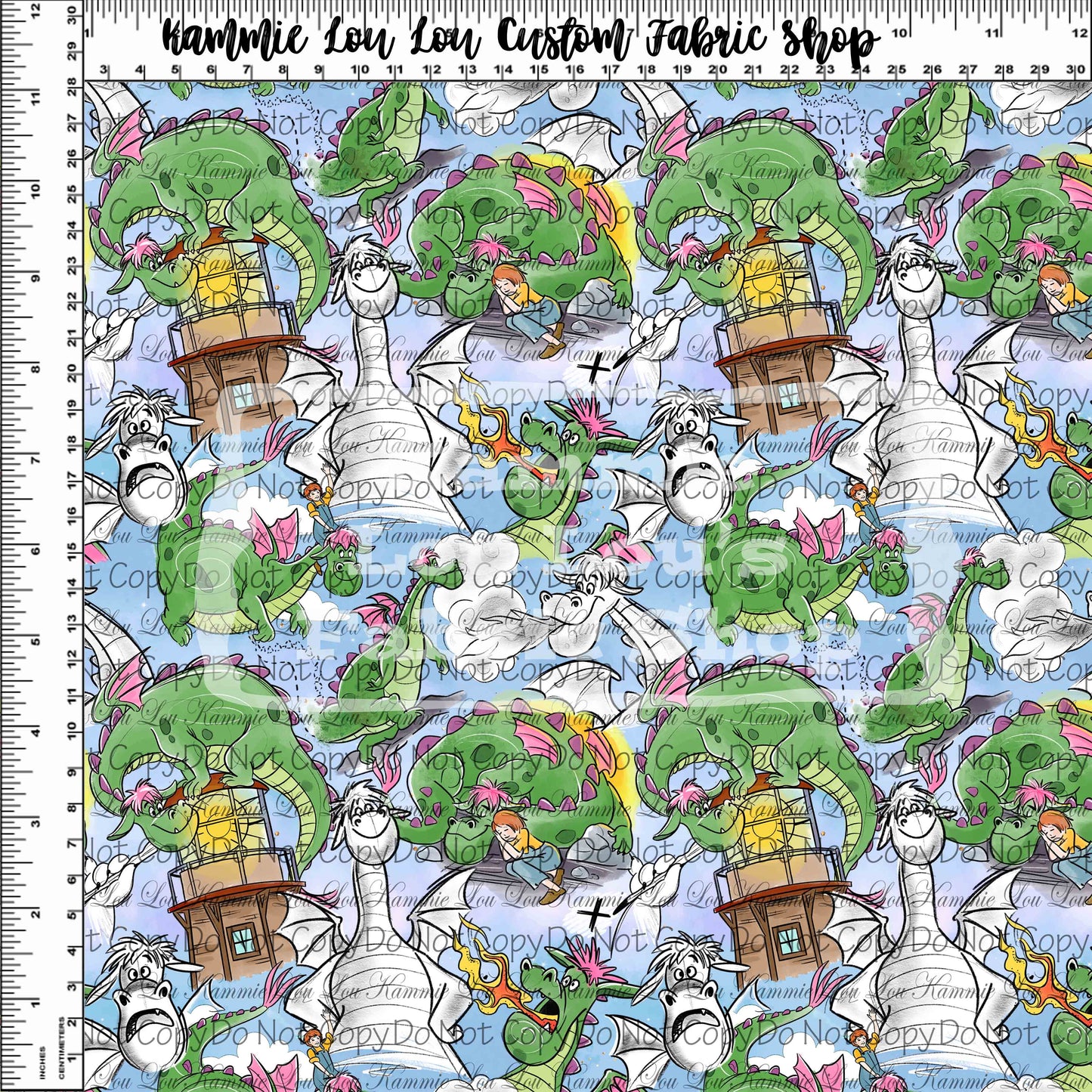 R118 Dragon Friend - Small Scale - BLUE