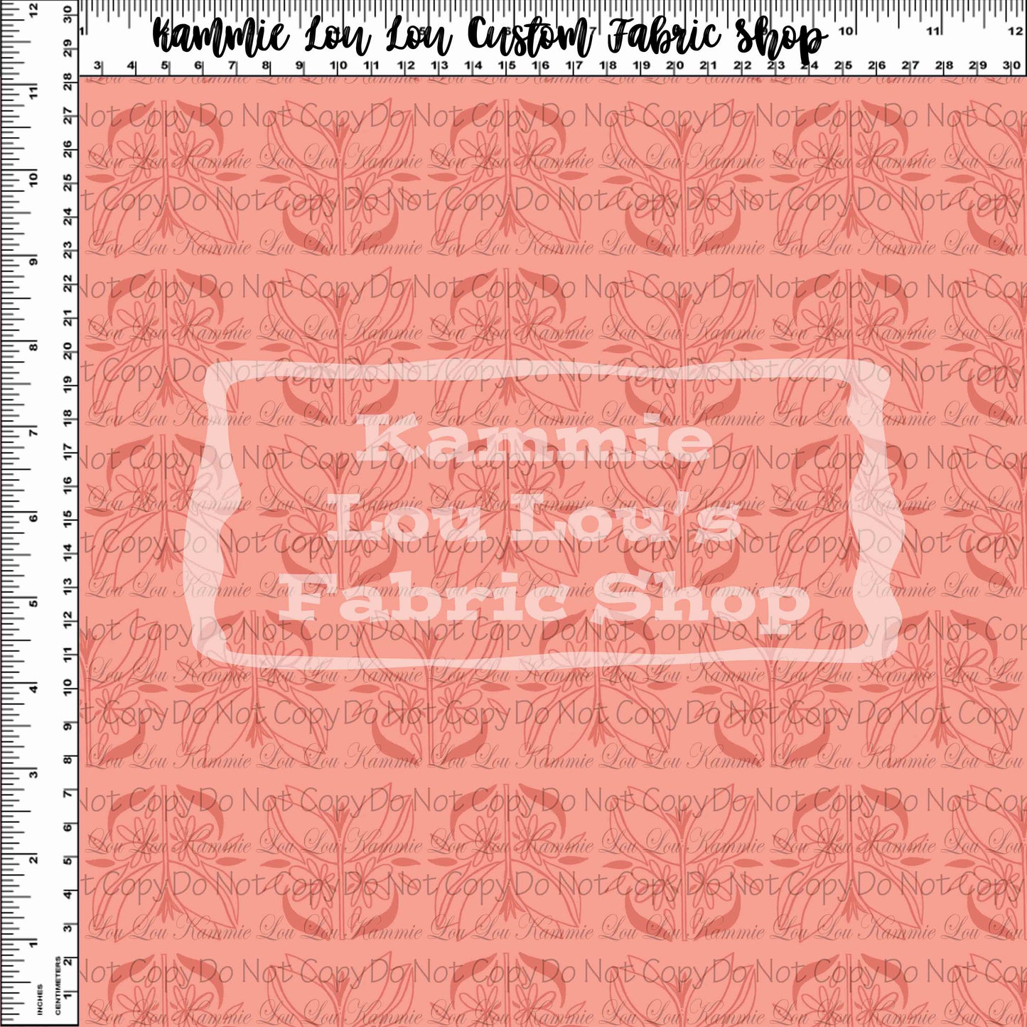 R118 Magical Fairy Garden - Coral Coordinate