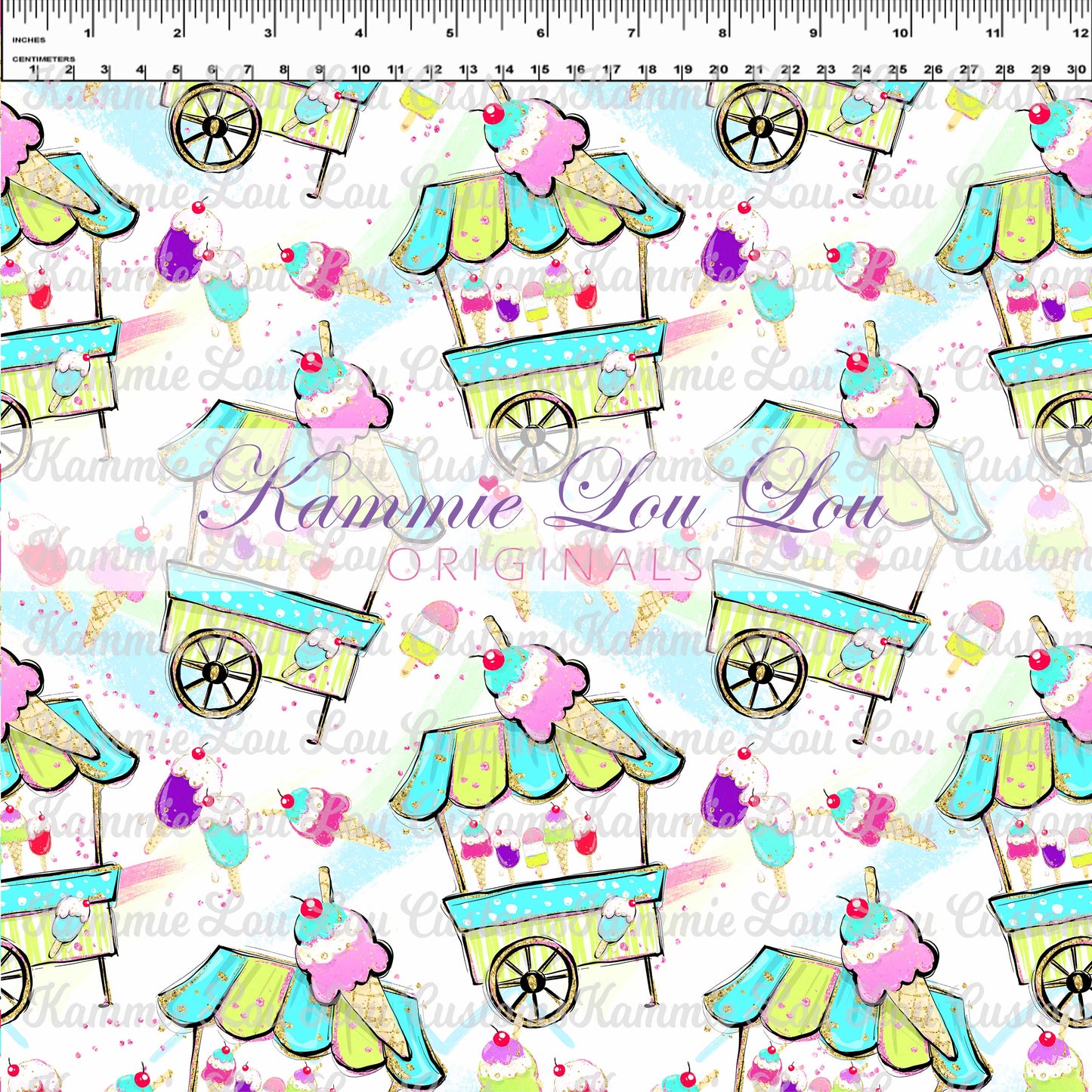 R119 Pool Party - Ice Cream Cart