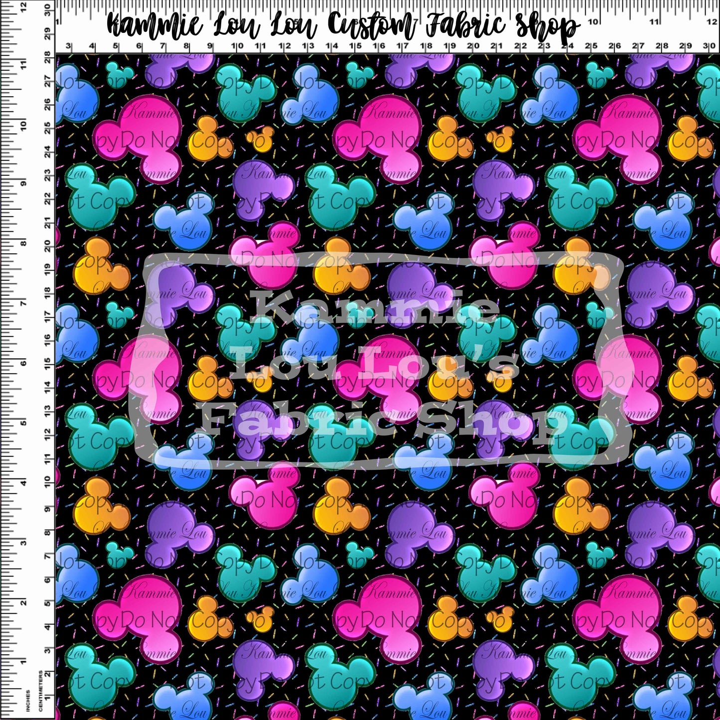 R119 The Chef's Place - Sprinkle Silhouettes - Black