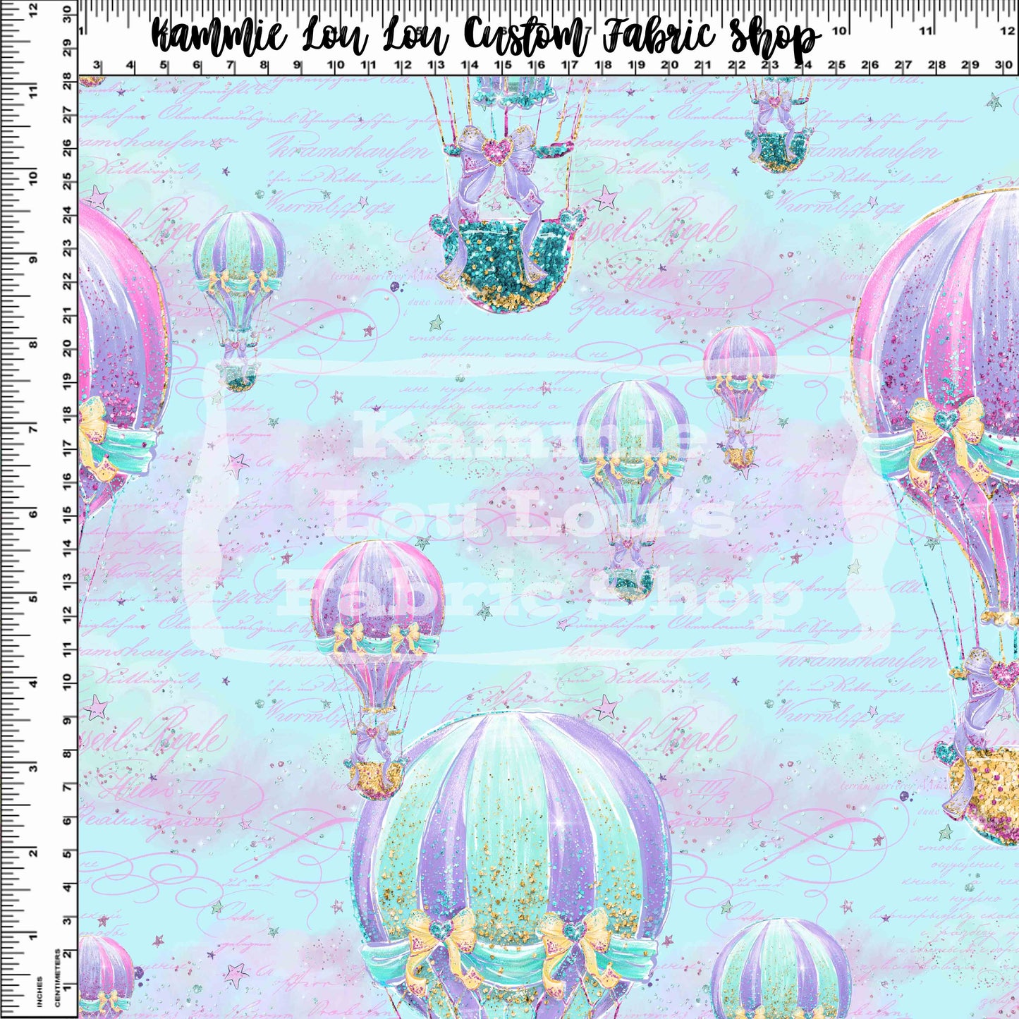 R120 - Whimsical Carousel Balloon Ride - Regular Scale - Blue