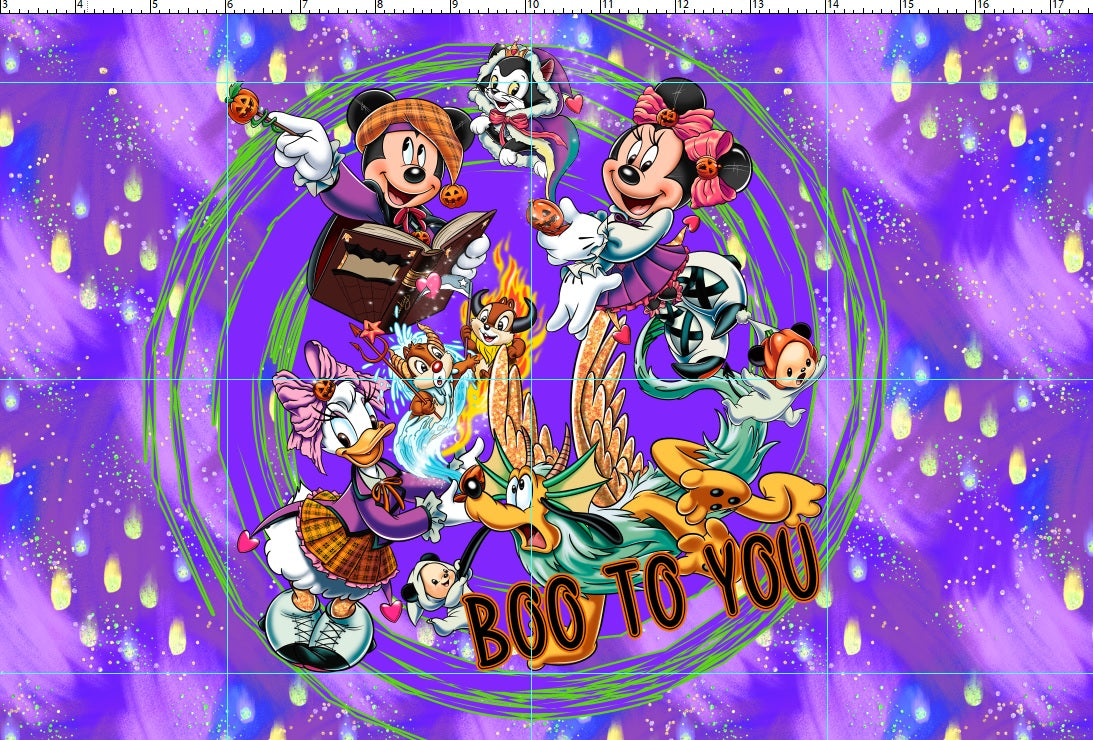 R121 - Boo to You - Panel - Purple - CHILD