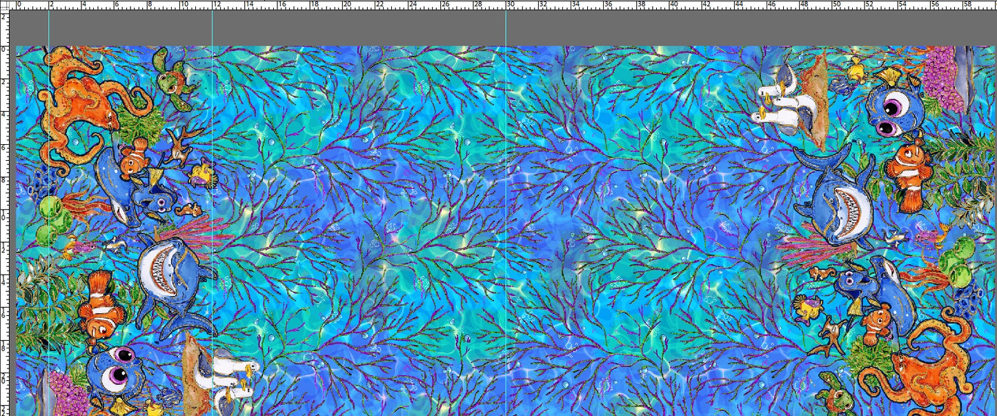 R121 - Keep on Swimming - Double Border