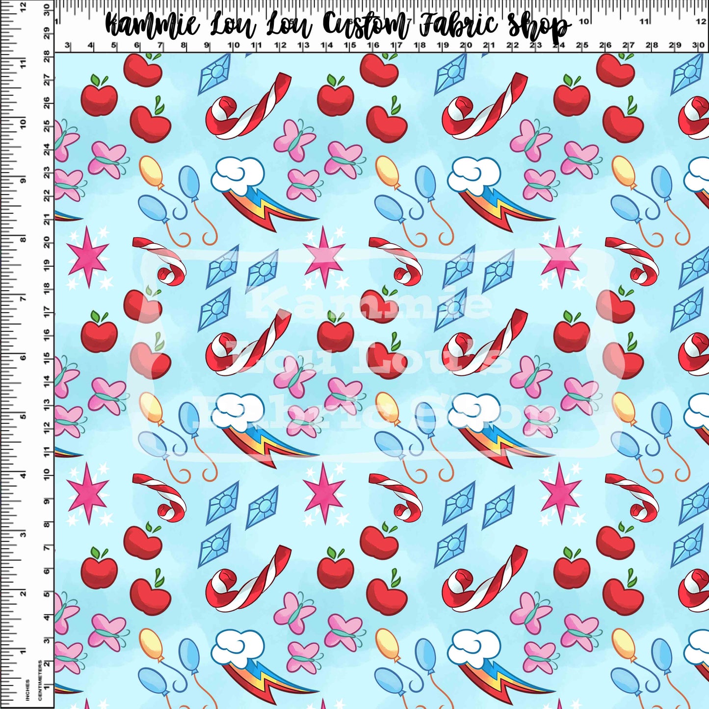 R121 Merry & Bright Ponies - Coordinate