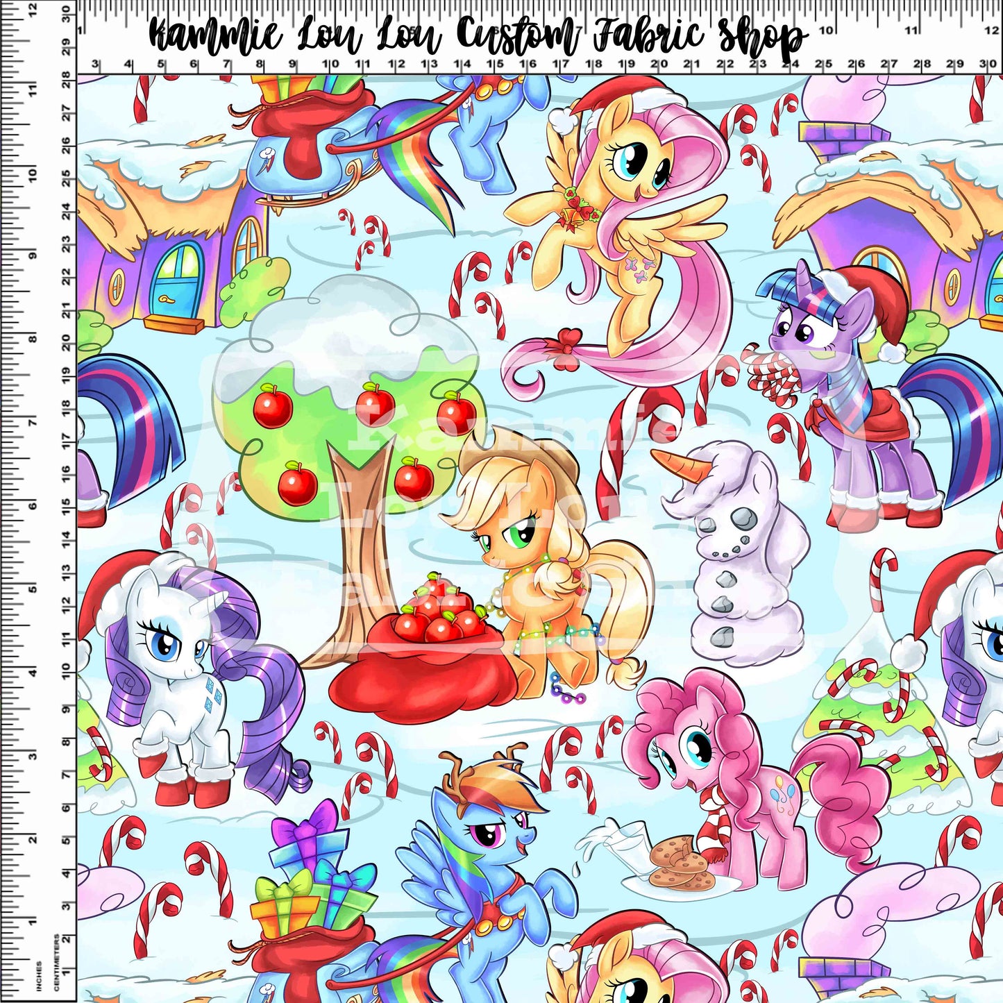 R121 : Merry & Bright Ponies - Main toss - Regular Scale