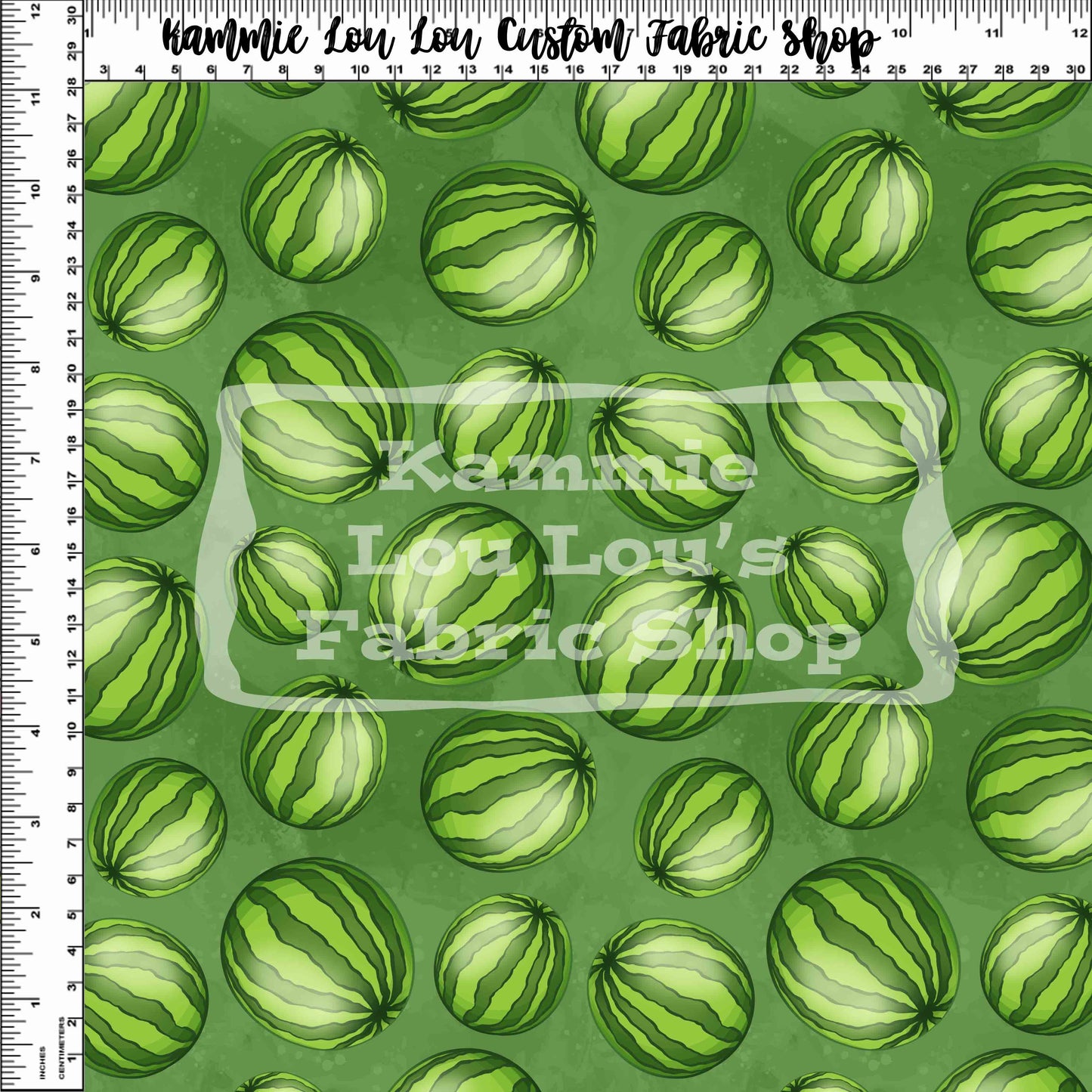 R121 Watermelon Delight - Green Whole Watermelon Toss