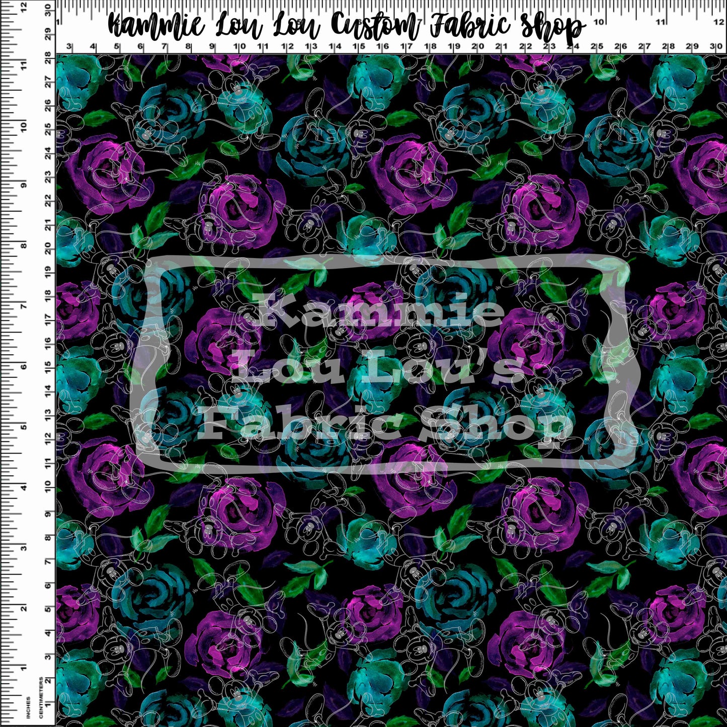 R123 - Floral Silhouettes - Small Scale