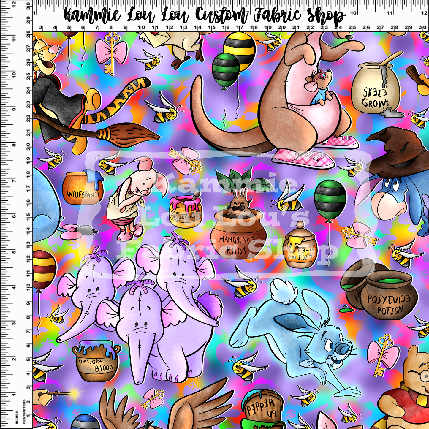 R123 Pooh Potter - PP PURPLE NO HEX