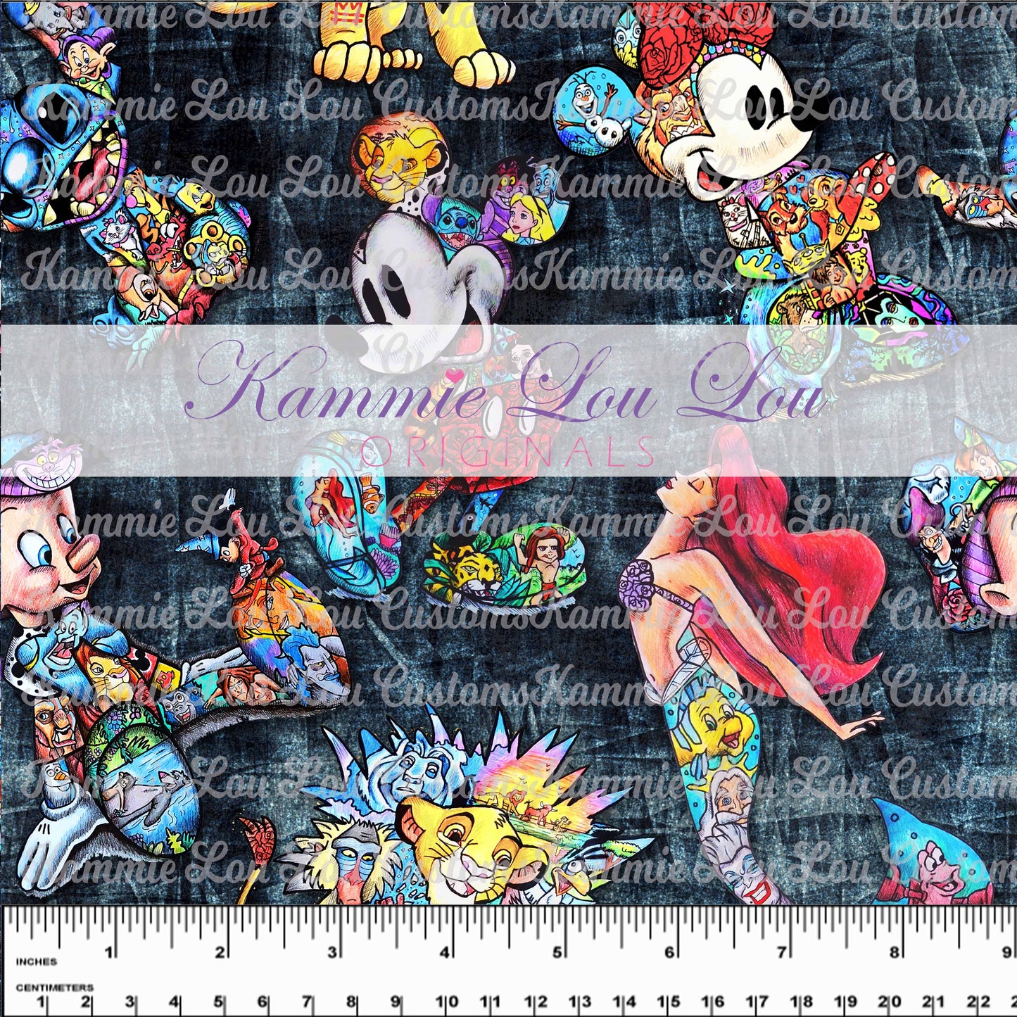 R124 Magic Art Finale - Main Character Toss - Stone Washed Jeans