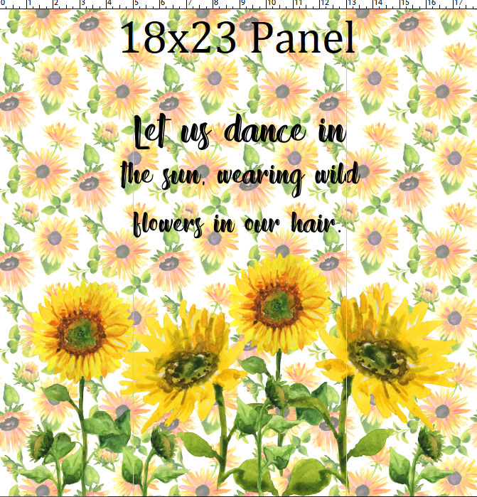 R124 Wildflowers - PANEL - ADULT - DANCE