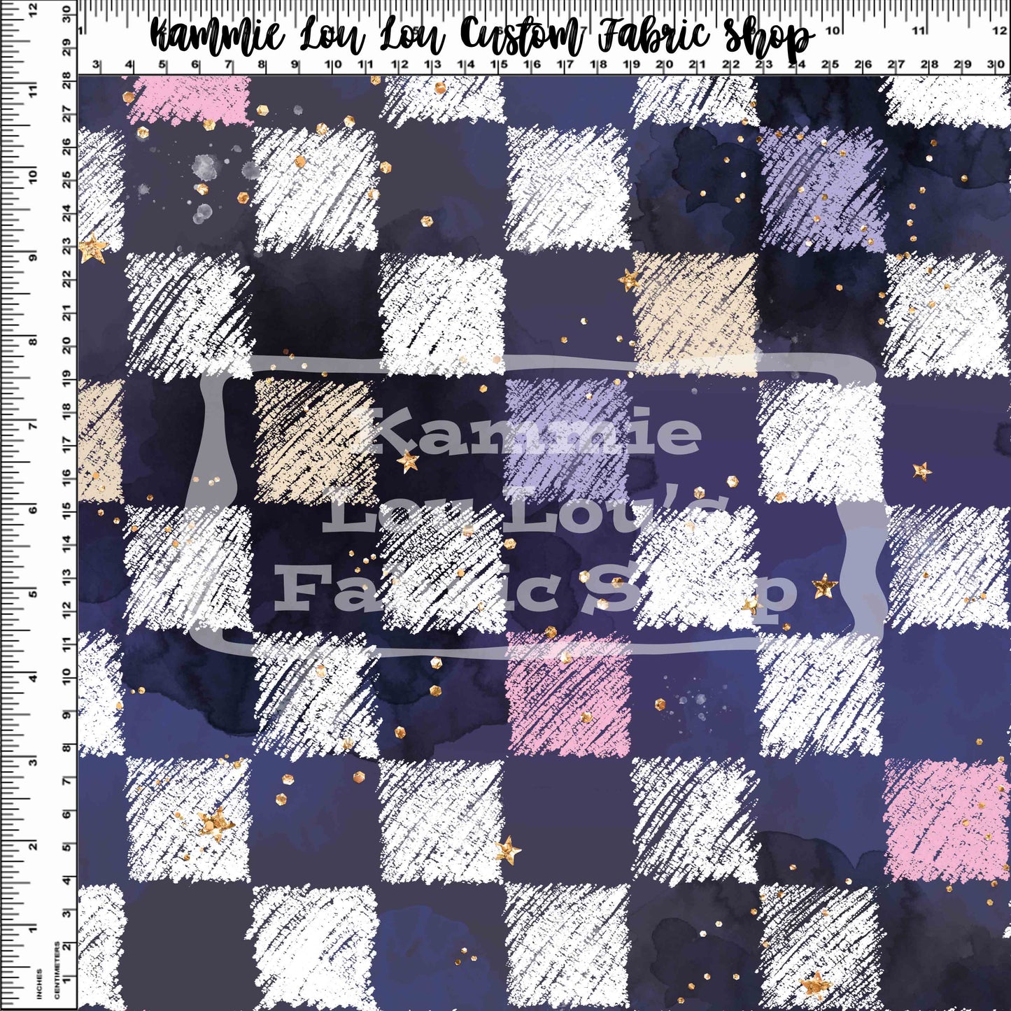 R125 Nursery Rhymes - Dark Checkerboard