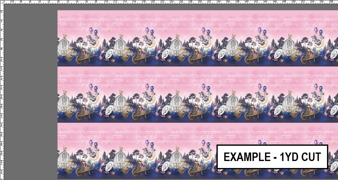 R125 Nursery Rhymes - Main Rows - Pink