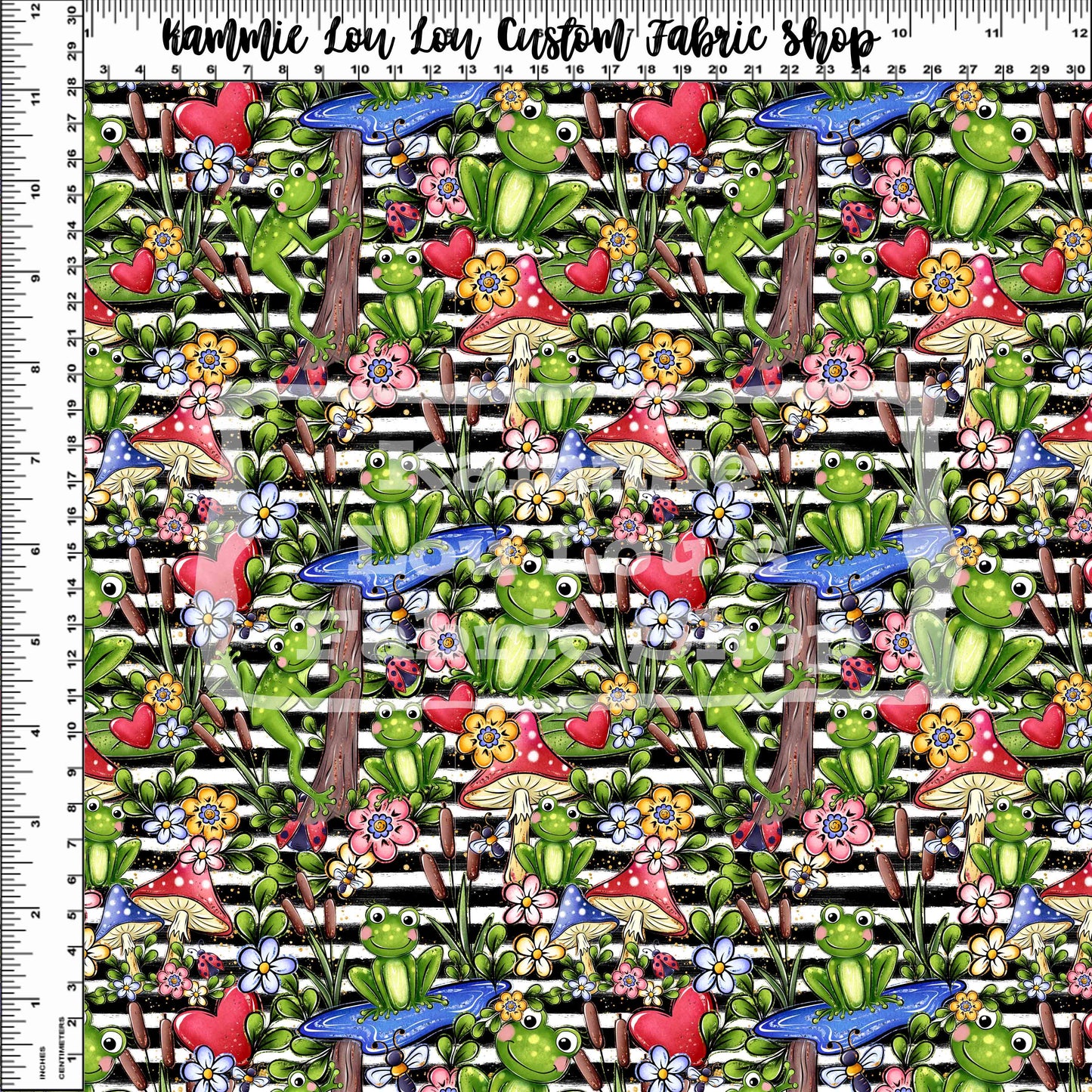 Frogs in the Garden - Main Toss - Small Scale