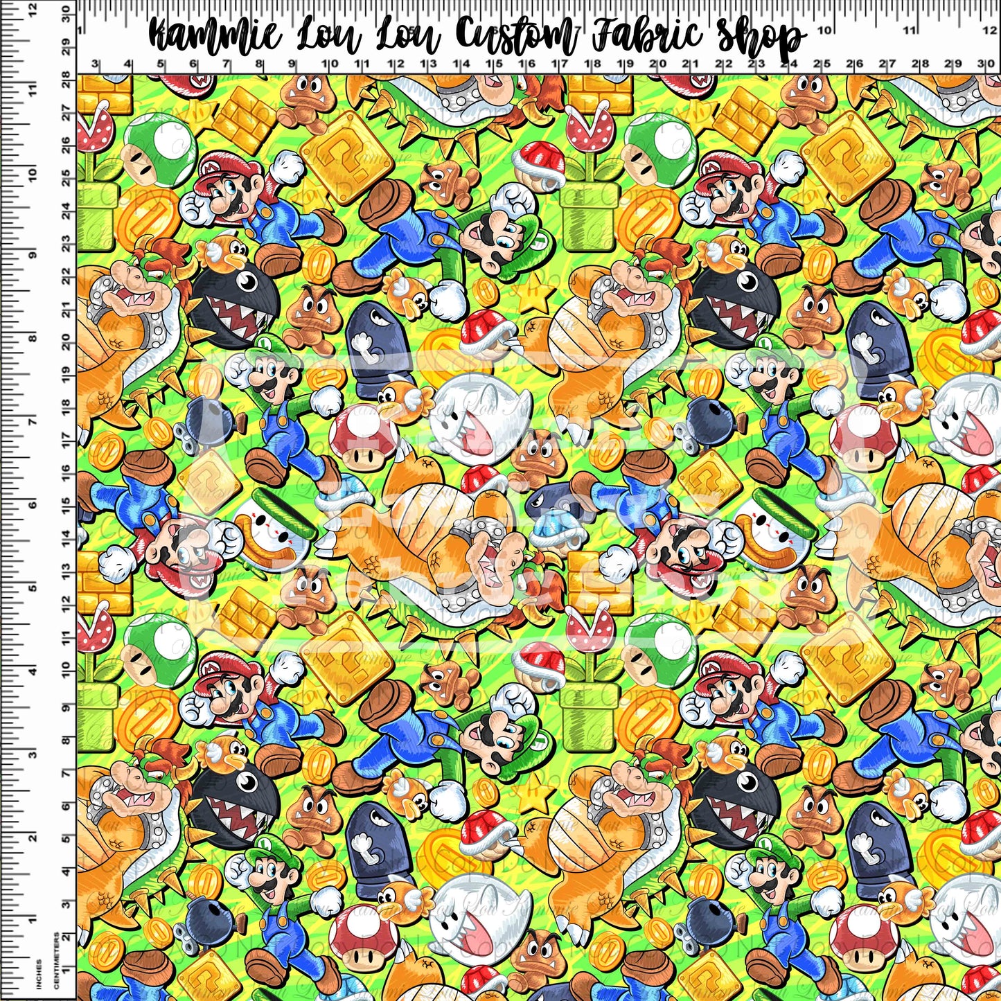 R127 Super Super M - Main Toss - Small Scale - Lime