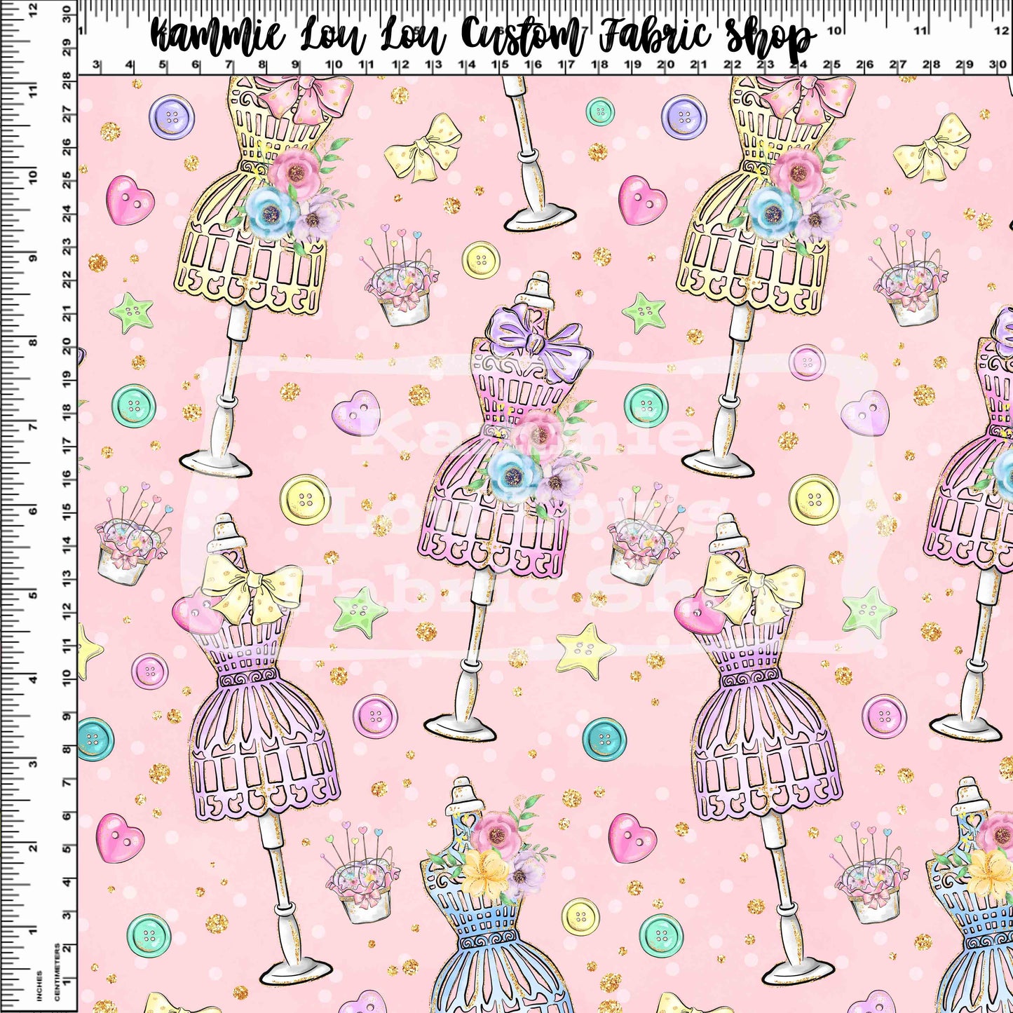 R119 Sew Magical - Mannequins Pink