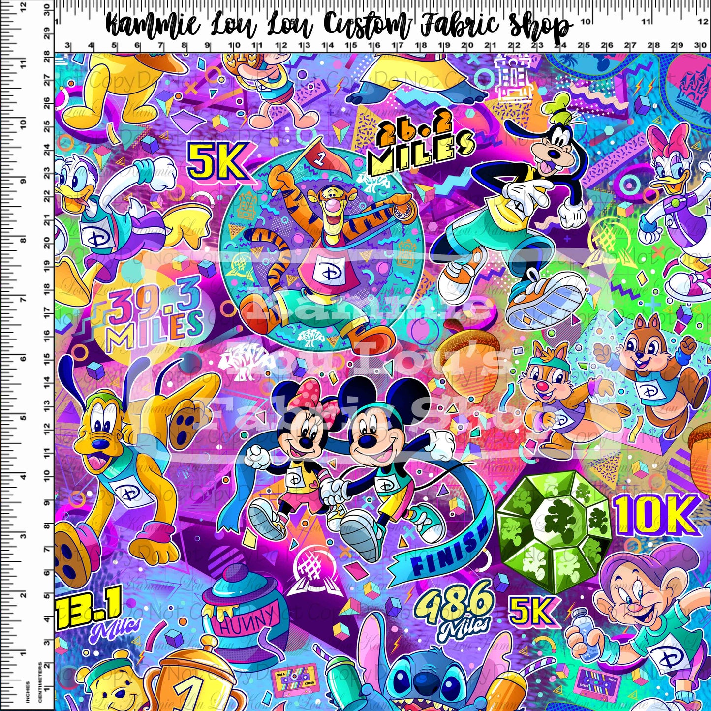 Special Pre-order Run for the Castle - Marathon - Cheers to 30 Years - Rainbow Toss - Regular Scale