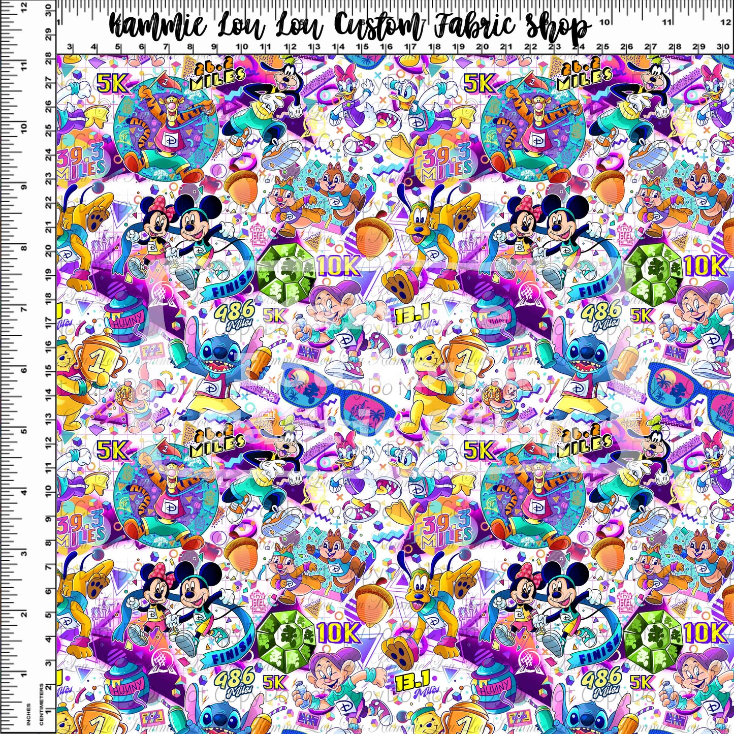 Special Pre-order Run for the Castle - Marathon - Cheers to 30 Years - White Toss - Small Scale