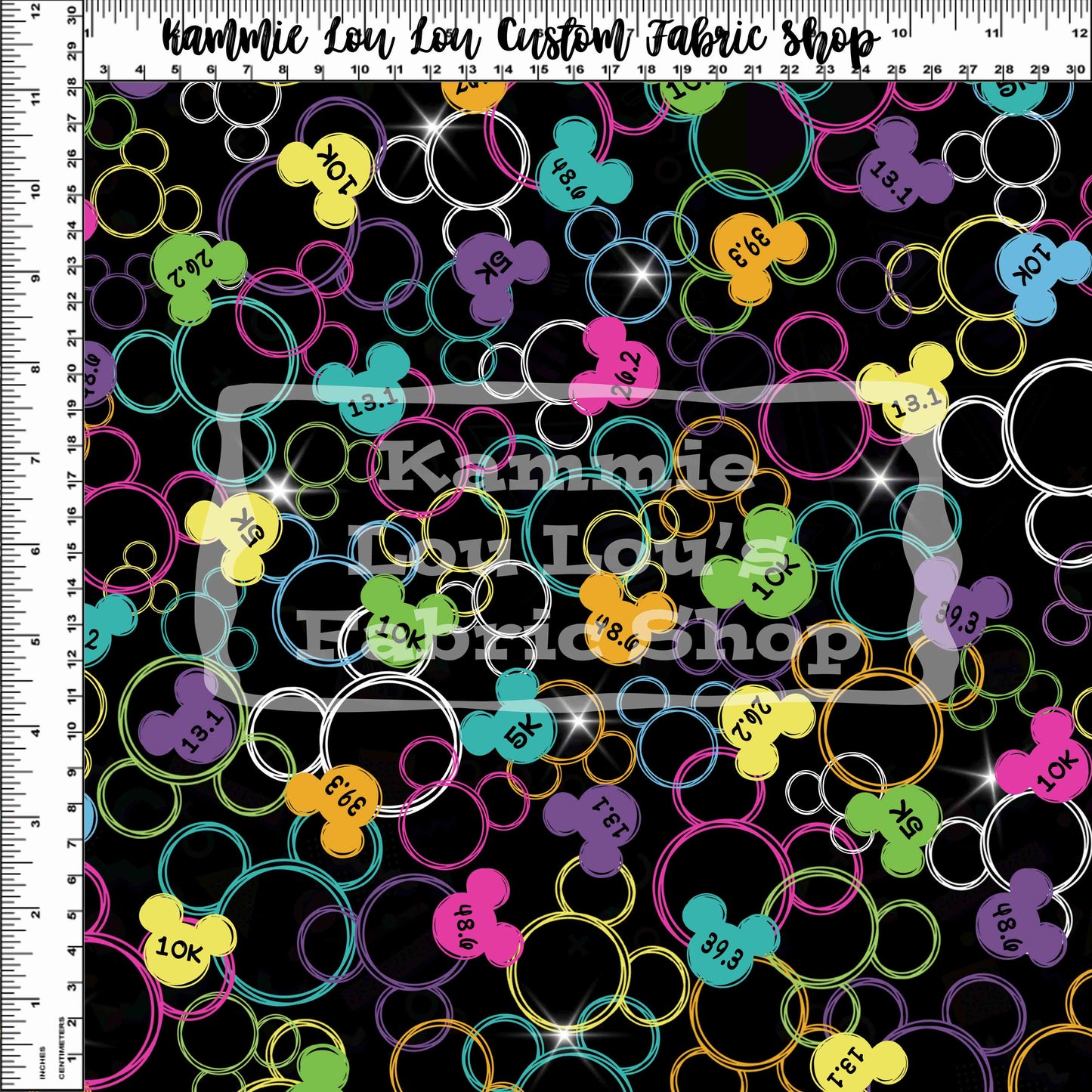 Special Pre-order Run for the Castle - Marathon - Cheers to 30 years - Blk Silhouettes with miles