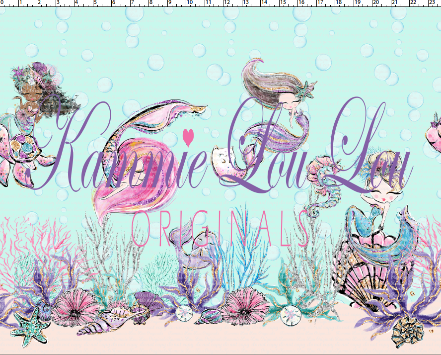 R118 Queen of the Sea 2.0 - Double Border - Light Blue