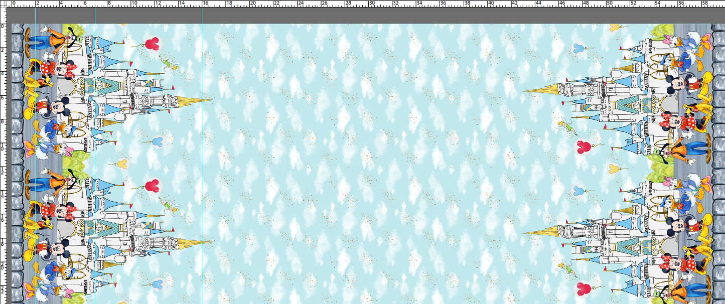 R109 TOP 50 - Magical Vacation - Fab 5 Castle Border