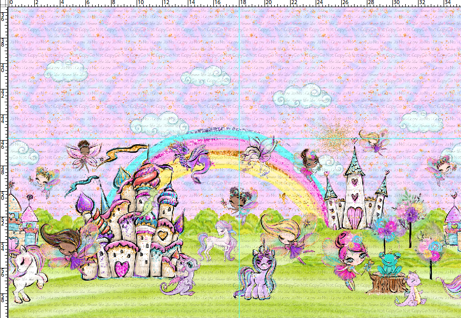 Fairyland - Double Border - Pink