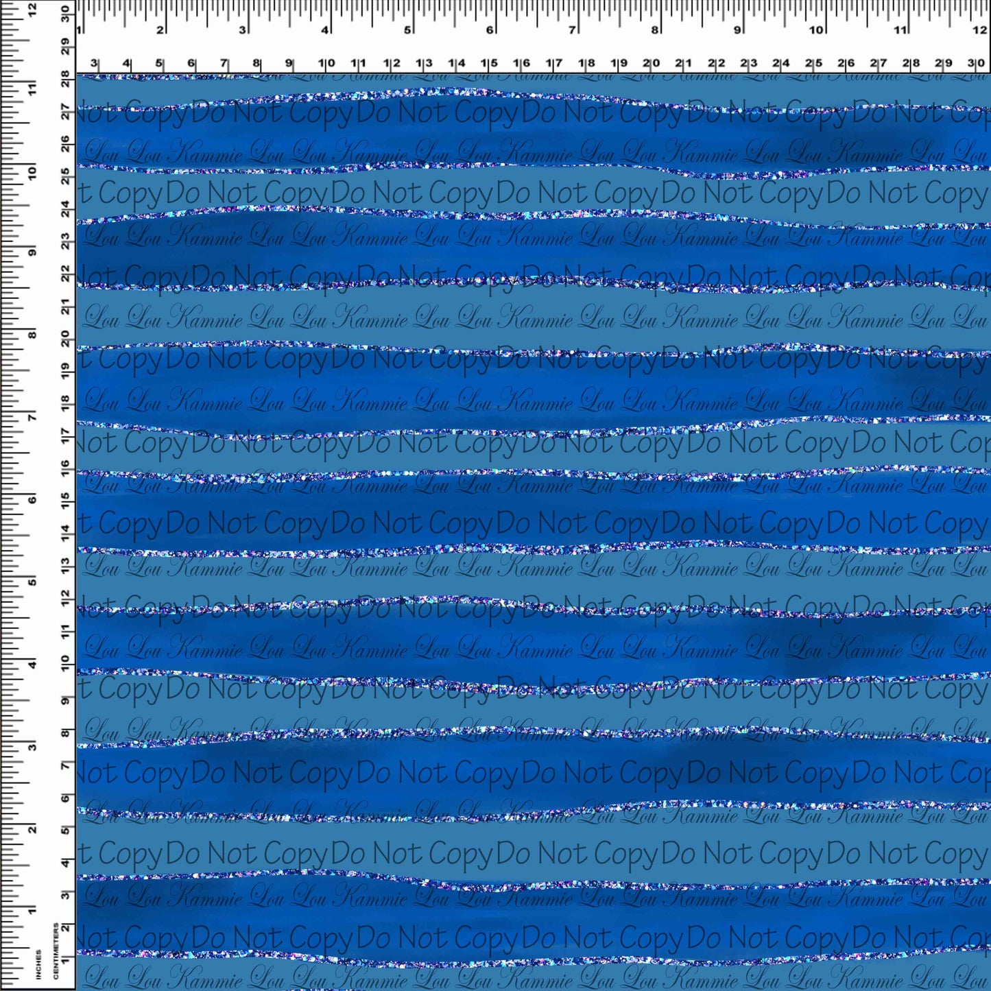 R108 Prehistoric Paradise - Blue Stripes