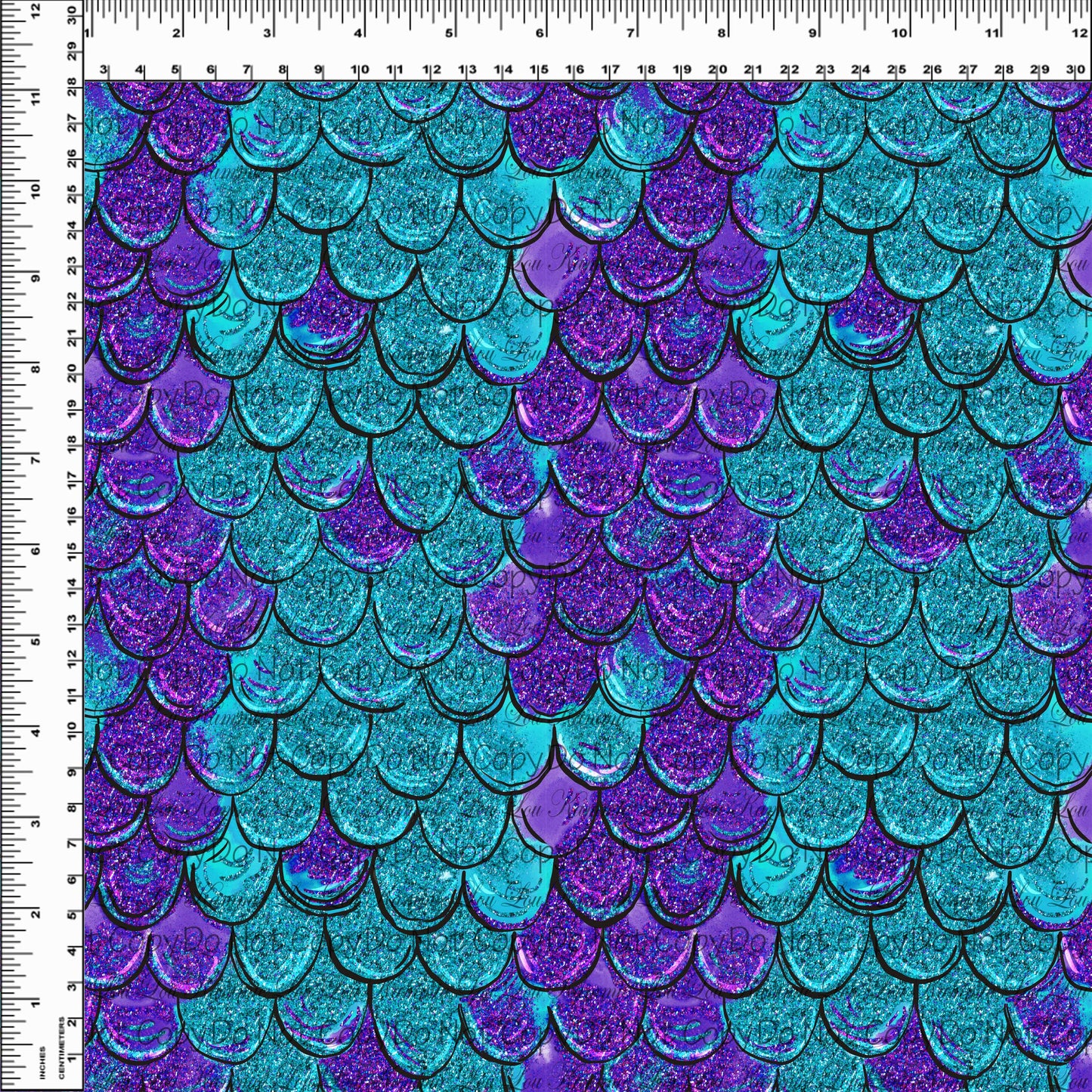 R126 Young Sea Monster - Glitter Scales