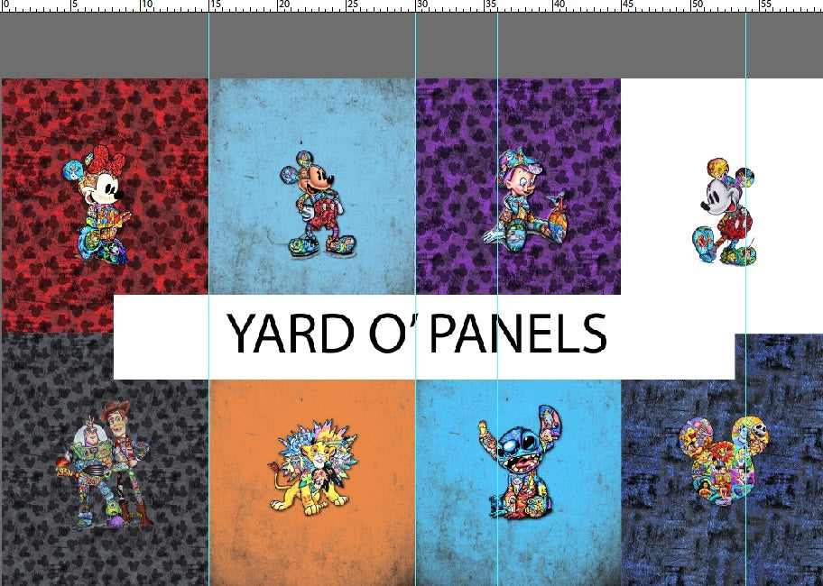 R124 Magic Art Finale - Yard o' panels