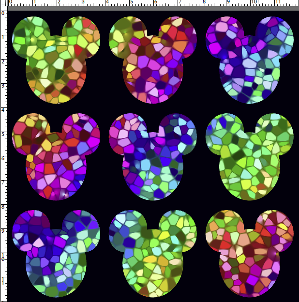 Stained Glass Mouse  - KLL Collection