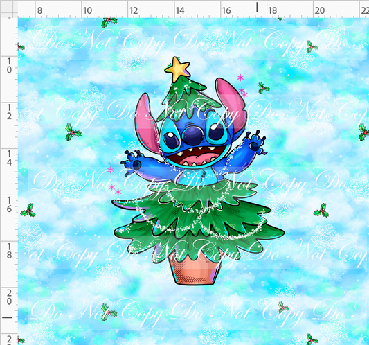 626 Christmas - Panel - Tree - adult