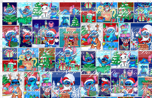 626 Christmas - squares - small scale