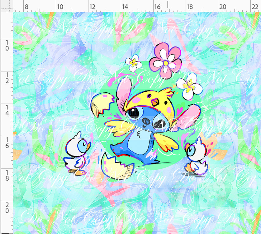 626 Cutie - Panel - Pastel - duck - ADULT