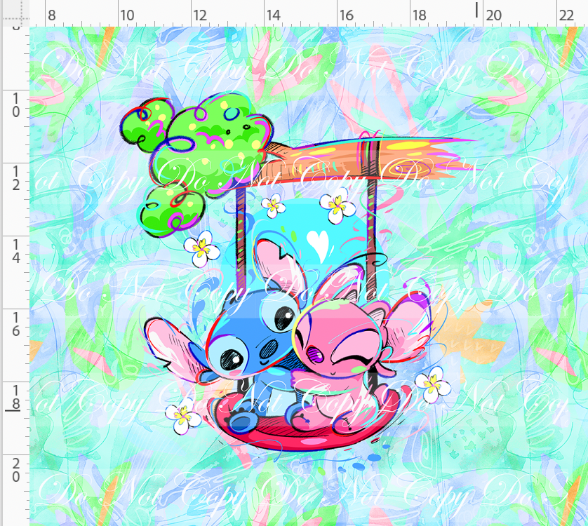 626 Cutie - Panel - Pastel - friends - ADULT