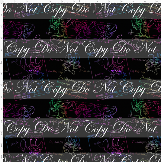 626 Doodle Disasters - Main - Colorful on black - regular scale