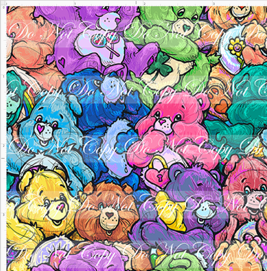 80s Throwback - Colorful Bears - Small Scale