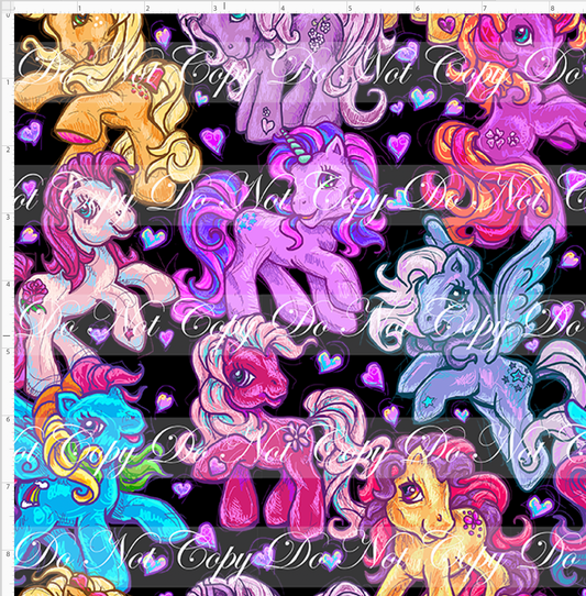 80s throwback - Ponies - Main - Black - small Scale